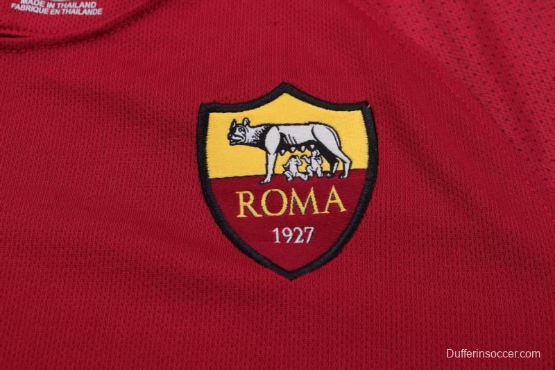 Retro Kids 17/18  AS Roma Home Jersey