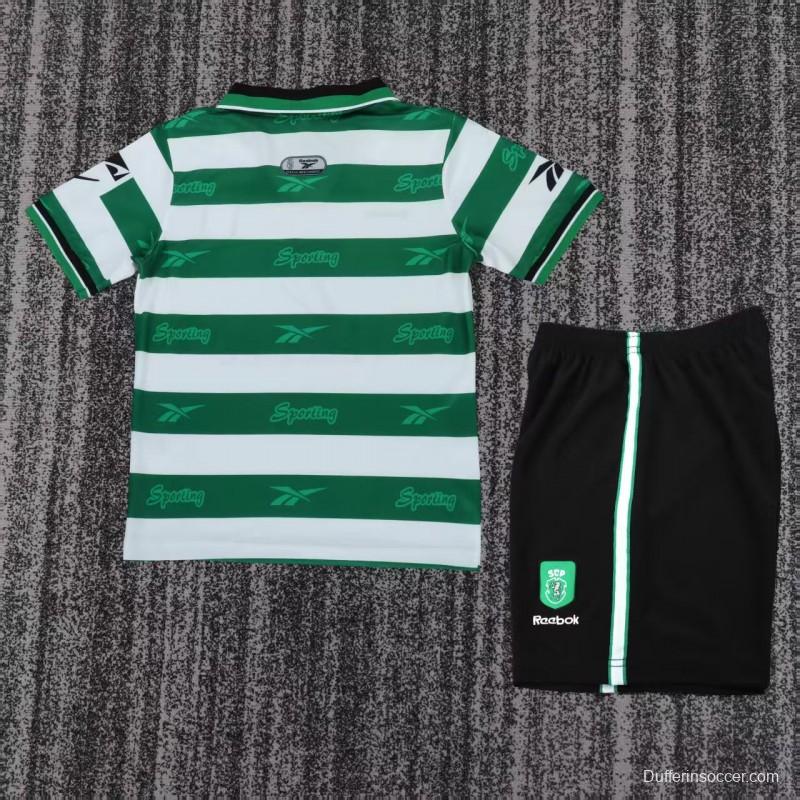 Retro Kids 99/00 Sporting Lisbon Home Jersey