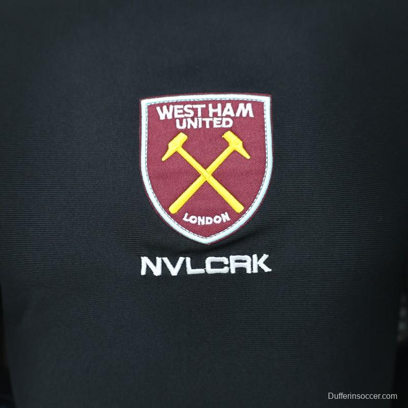 layer Version 26/27 West Ham United Training Dark Grey  Jersey