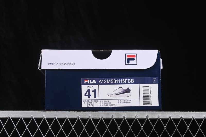 Fila Performance Athletics Sport Nuvole Run 3+ Running Shoes with Cushioned Comfort and Durable Low-Top Design - A12M531115FBB