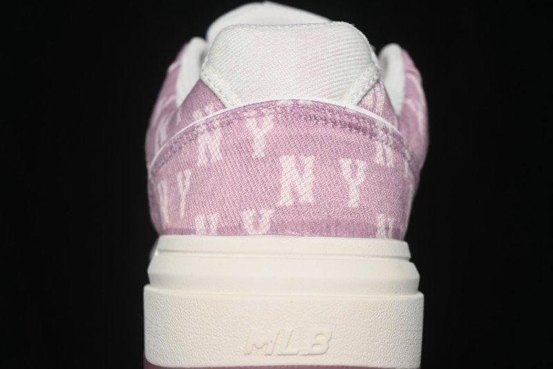 New York MLB Bigball Chunky Liner Denim Monogram High-Top Casual Sneakers - 3ASXM016N50PKS