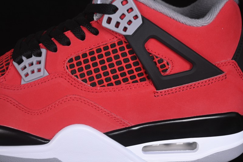 Nike Air Jordan 4 Retro Basketball Shoes in Bold Red - FQ8138-600
