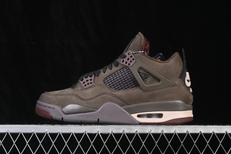 Nike A Ma Maniere x Air Jordan 4 Retro Dark Mocha Basketball Shoes - IF3102-200
