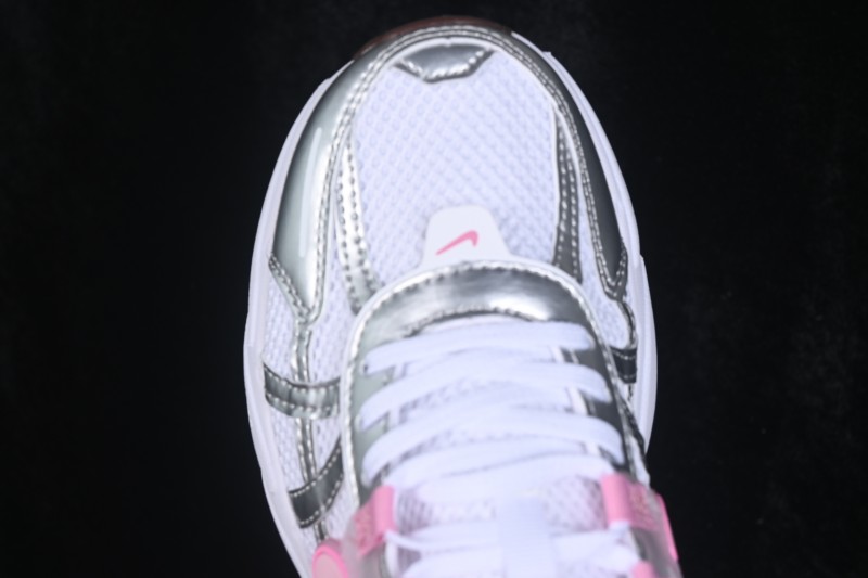 Nike V2K Run Retro Low-Top Running Shoes with Cushlon Foam and Anti-Slip Traction - FD0736-115