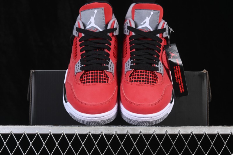 Nike Air Jordan 4 Retro Toro Basketball Shoes with Premium Leather and Air Sole - FQ8138-600