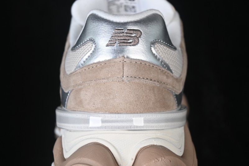 New Balance 9060 Retro Running Shoes with Mesh and Suede Upper - U9060ERM