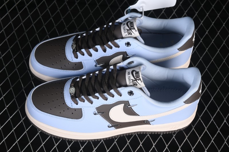 Nike Air Force 1 '07 Low Basketball Shoes with Classic Leather Upper and Air-Sole Unit - IV4089-011