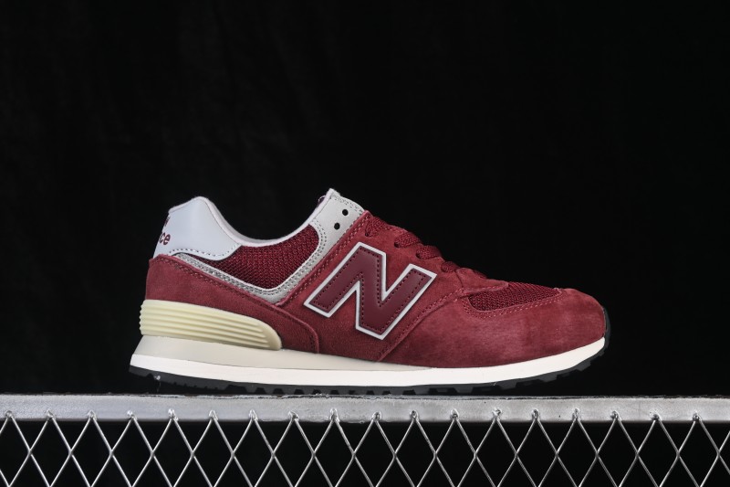 New Balance 574 Classic Retro Running Shoes with Suede and Mesh Upper - ML574VB