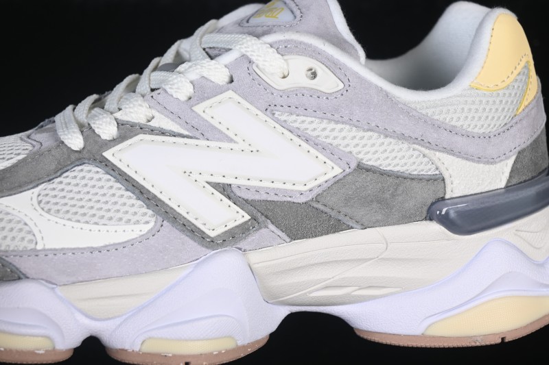 New Balance 9060 Retro Running Shoes with ABZORB Cushioning and Suede Overlays - U9060AUB