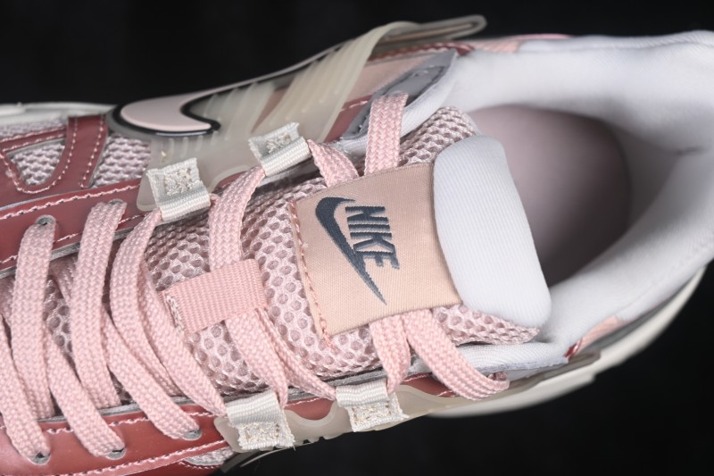 Nike V2K Run Retro Low-Top Running Shoes with Cushlon Foam and Anti-Slip Traction - FD0736-201