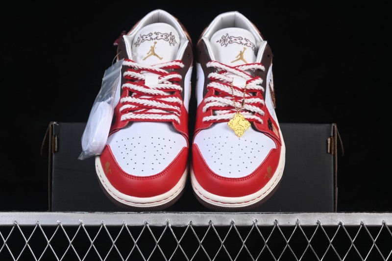 Nike Air Jordan 1 Low Chinese New Year Year of the Horse Retro Basketball Shoes - IQ5321-121
