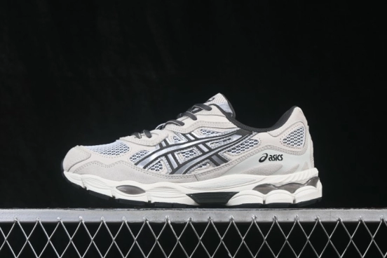 Asics Gel-NYC Retro Running Shoes with Breathable Mesh and Suede - 1203B125-250