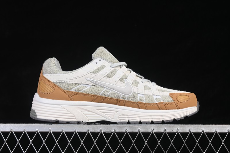 Nike P-6000 Prm Retro Running Shoes with Layered Design and Ultra-Light Construction - IQ1120-311