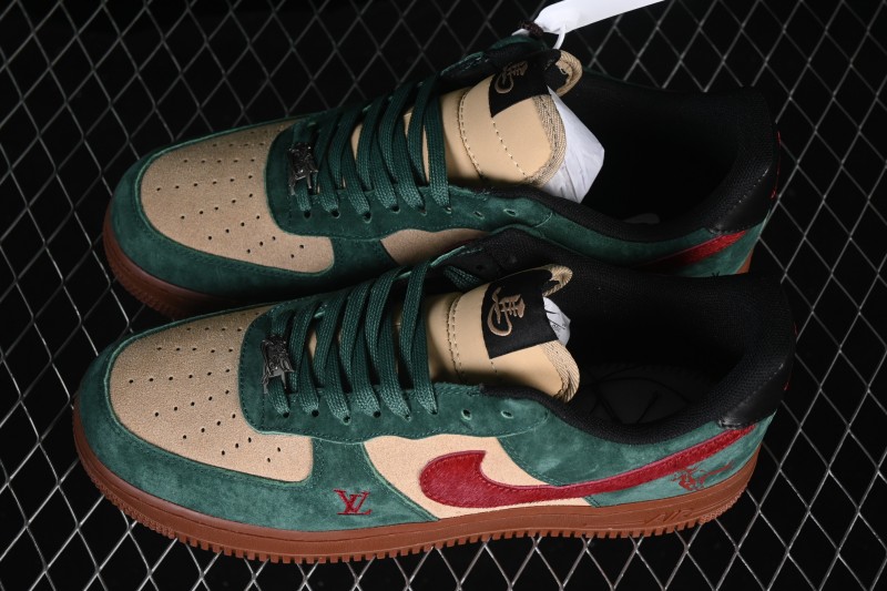 Nike Air Force 1 '07 Low Year of the Horse Forest Dune Low-Top Casual Skateboarding Shoes - XY9025-006