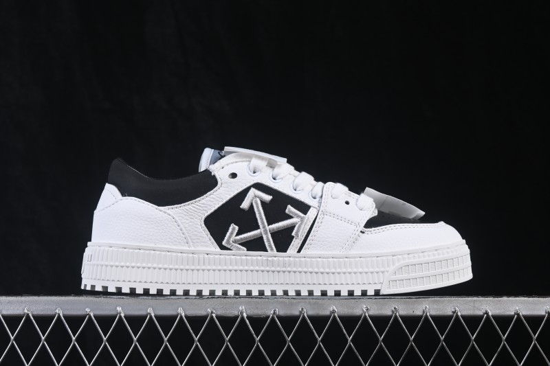 Off-White 3.0 Court Round-Toe Lace-Up Low-Top Casual Skate Shoes - AJD4