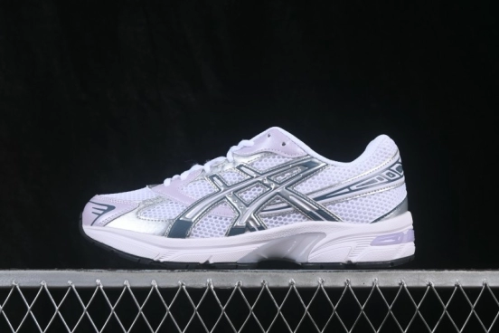 Adidas Retro Running Shoes with Mesh and Leather Upper and GEL Cushioning - 1202A164-113
