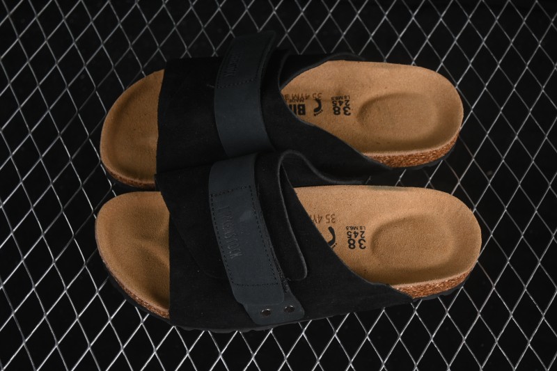 Birkenstock Sheepskin Lined Shearling Sandals with Cork-Latex Footbed - 1015573