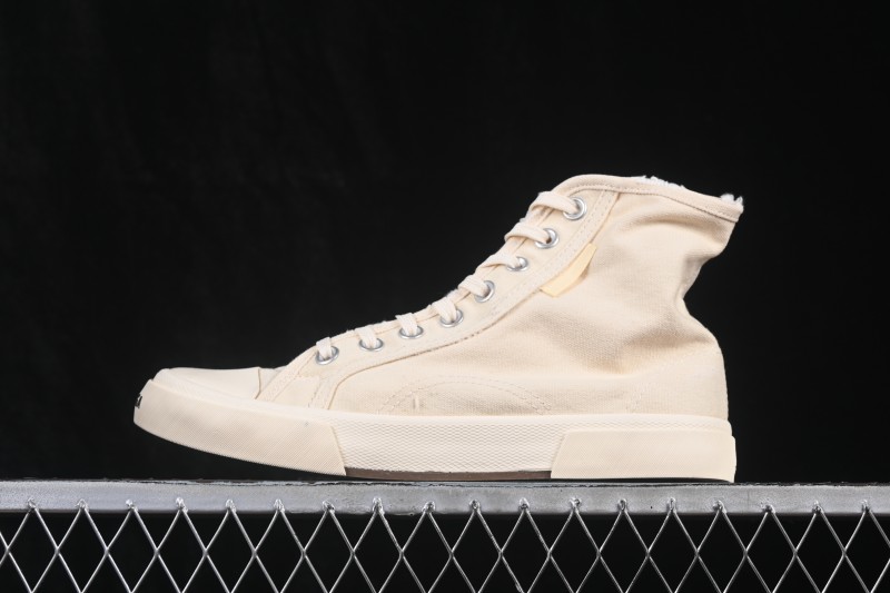 Balenciaga Paris Low Top Distressed High-Top Lace-Up Fashion Sneakers - W3RC49090