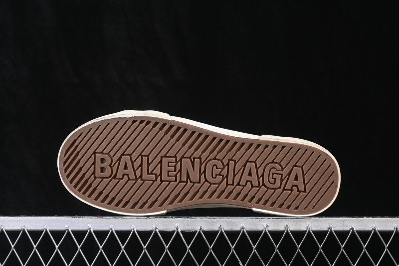 Balenciaga Paris Low Top Distressed Lace-Up High-Top Fashion Sneakers - W3RC11090