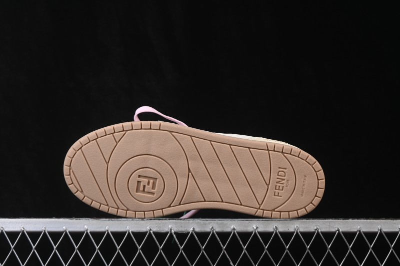 Fendi Match Round Toe Thick Sole Low-Top Casual Sneakers - AHH2F1FHS