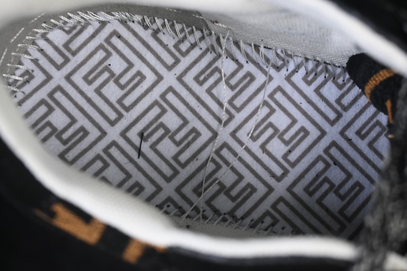 Fendi Match Round Toe Thick Sole Low-Top Casual Sneakers - AHH2F1FHS