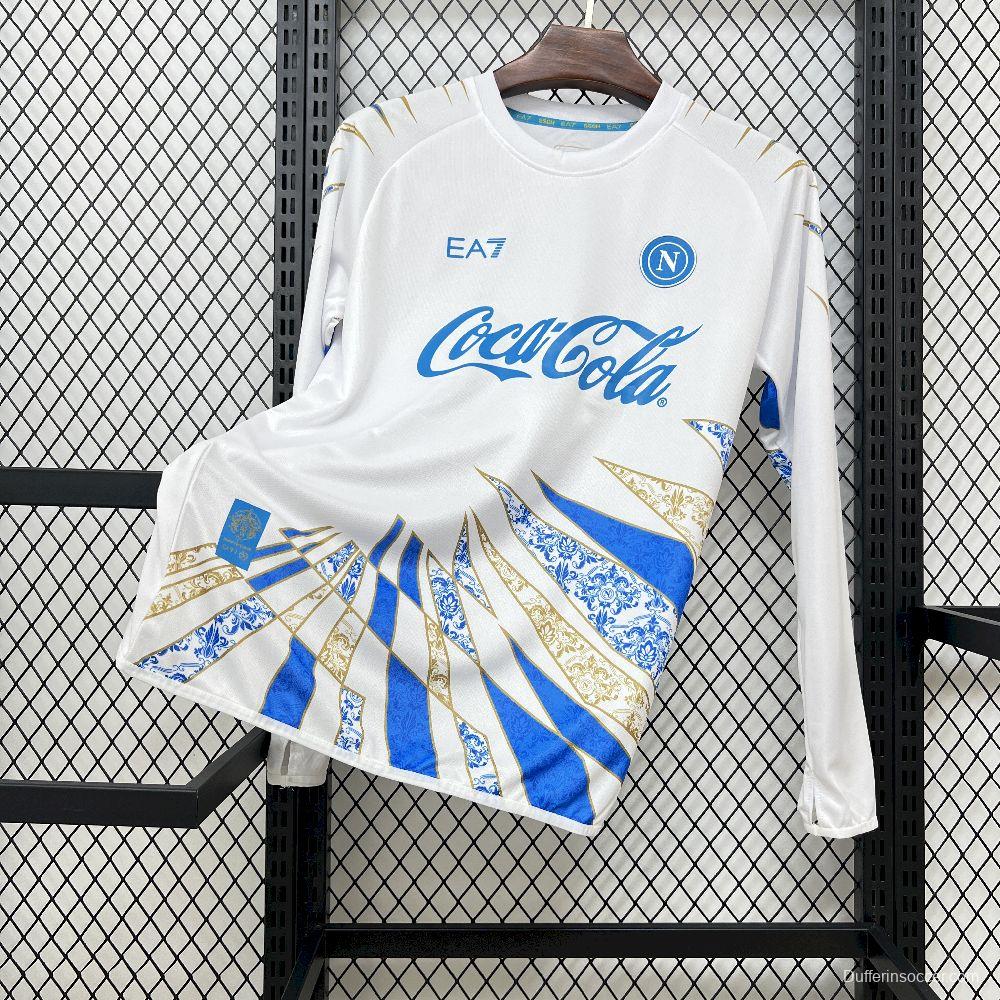 2025/26 Mens Napoli Pre-Match Long Sleeve Jersey