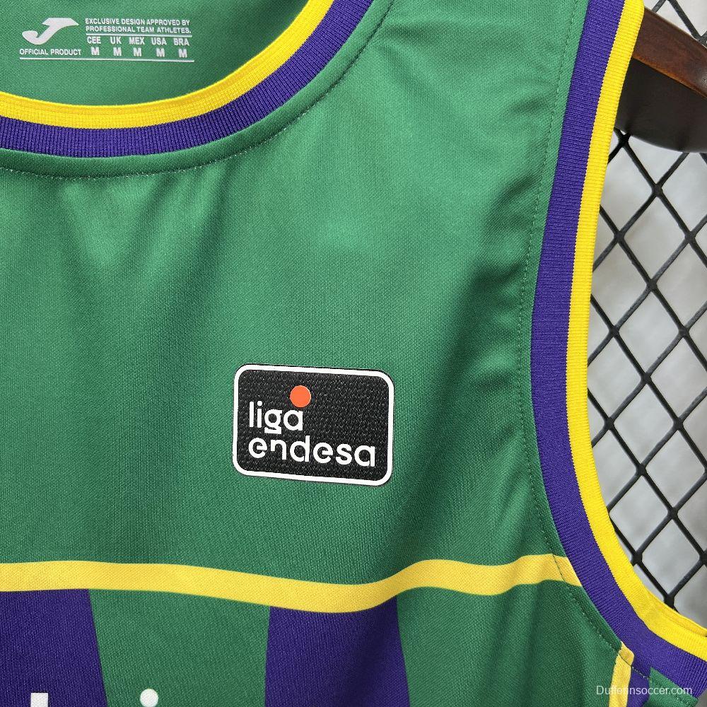 2025/26 Mens Malaga Baloncesto Home Basketball Jersey