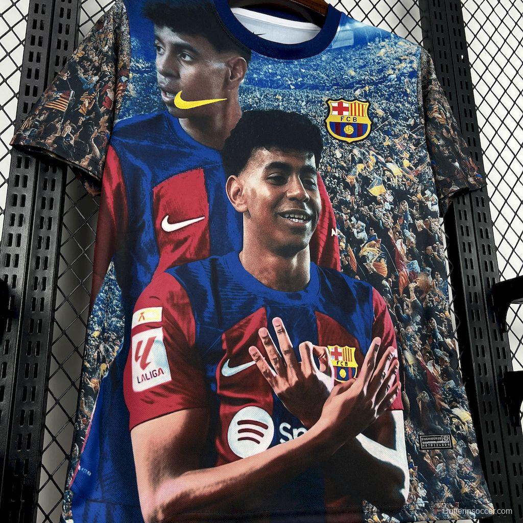 2025/26 Mens Barcelona LAMINE YAMAL Special Jersey