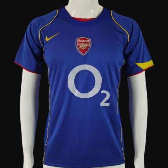Retro 04/05 Arsenal Away Blue Jersey