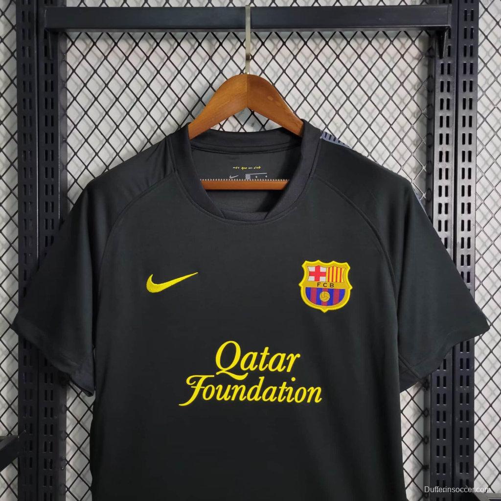 Retro 11/12 Barcelona Black Away Jersey