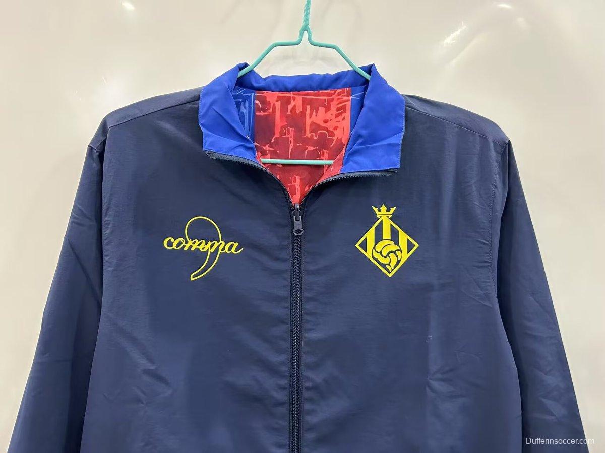25/26 Barcelona Comma Football Reversible Windbreaker