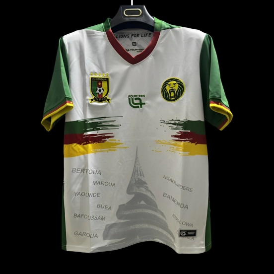 2025 Cameroon Third WHITE Jersey