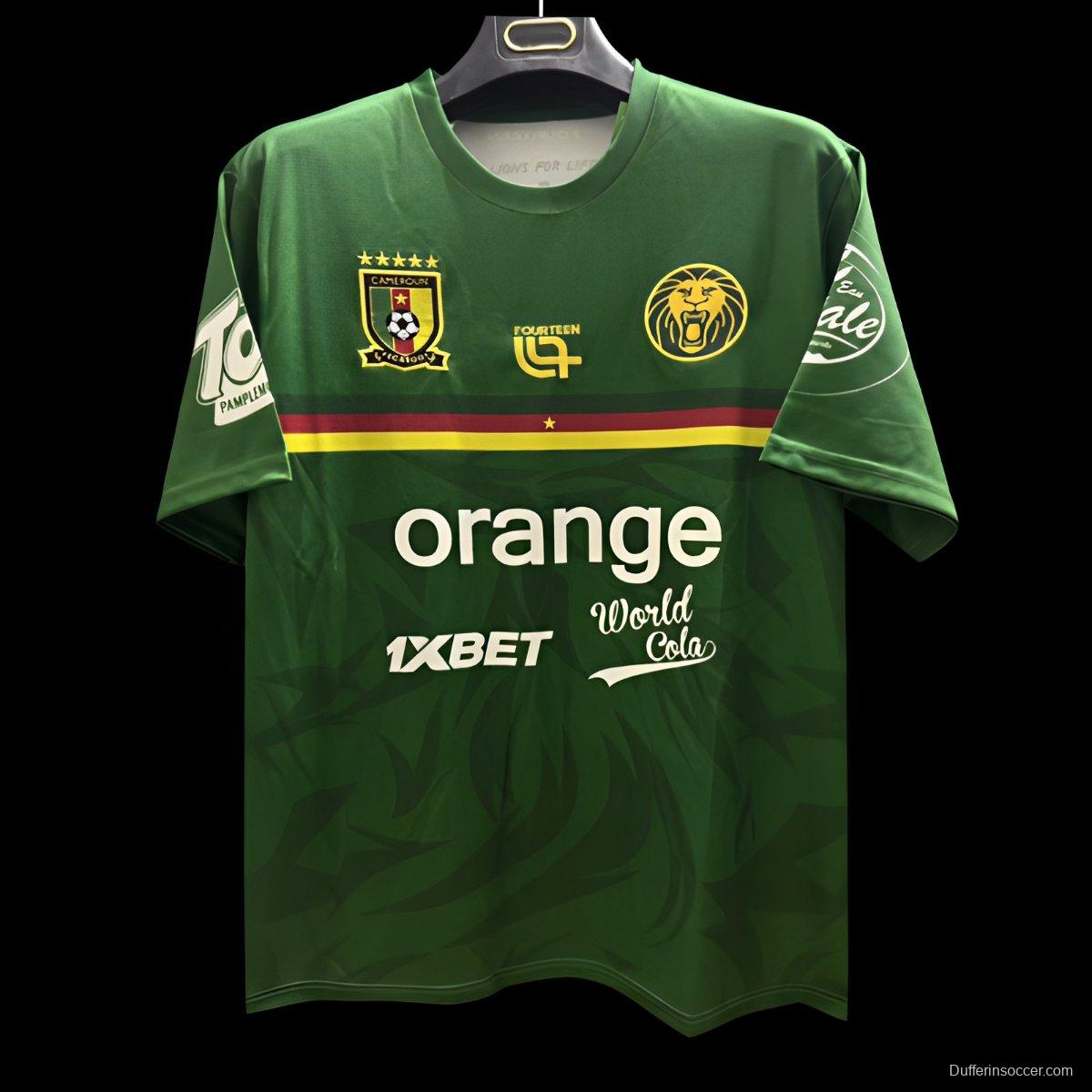 2025 Cameroon Green Pre-Match Jersey