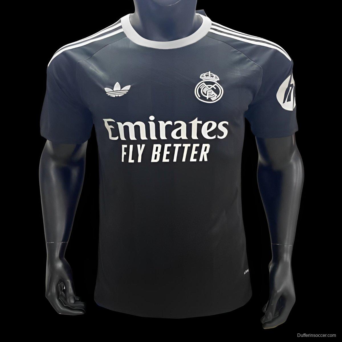25/26 Real Madrid Black Goalkeeper Jersey