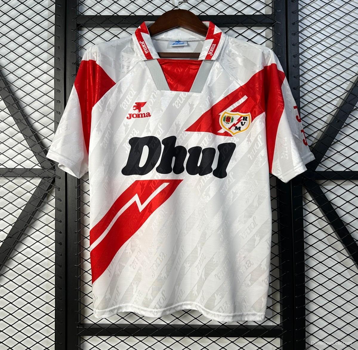 94/95 Retro Rayo Vallecano Home Jersey