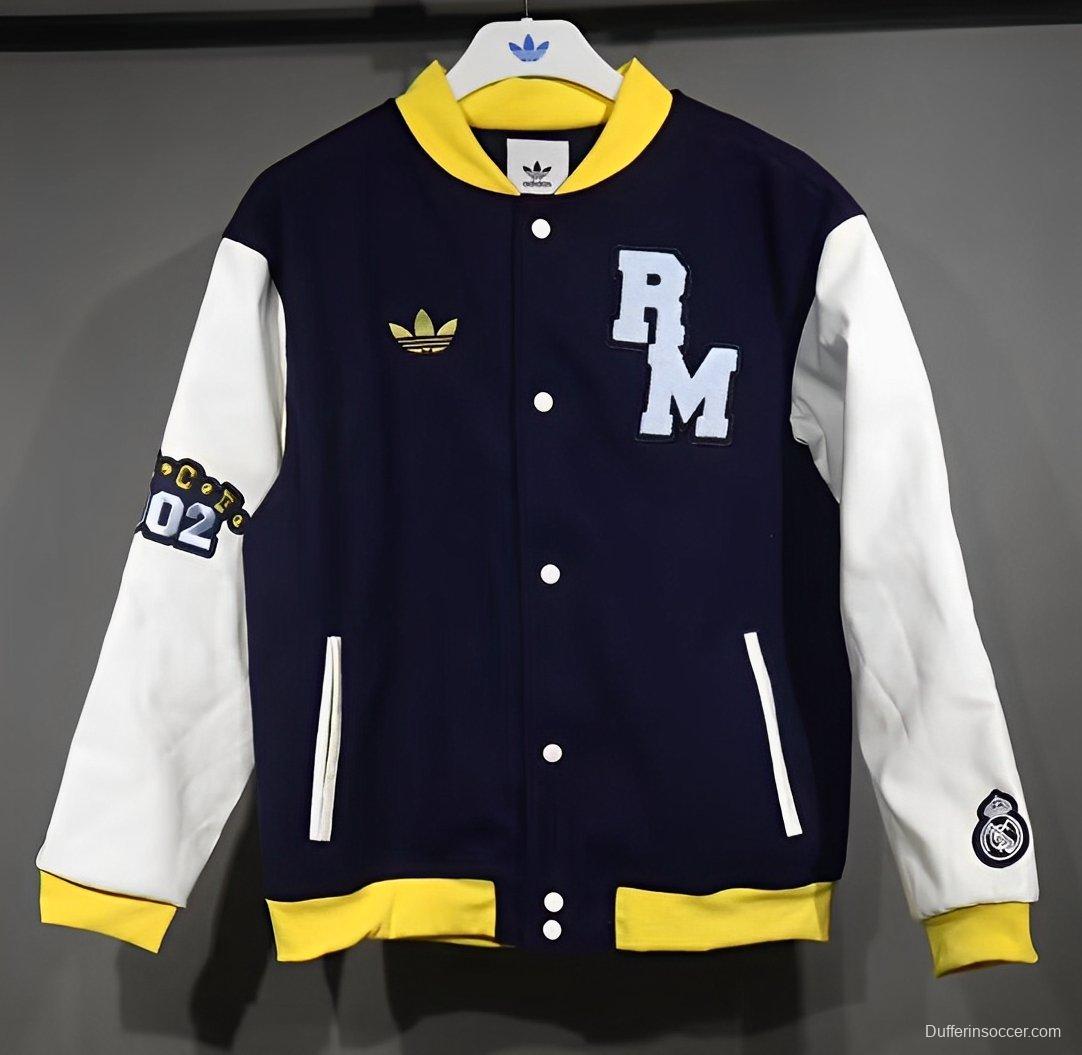 25/26 Adidas Originals xReal Madrid Baseball VRCT Outdoor Jakcet