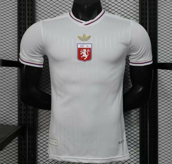 Player Version 25/26 Olympique Lyonnais Lyon White 50Th Anniversary Jersey