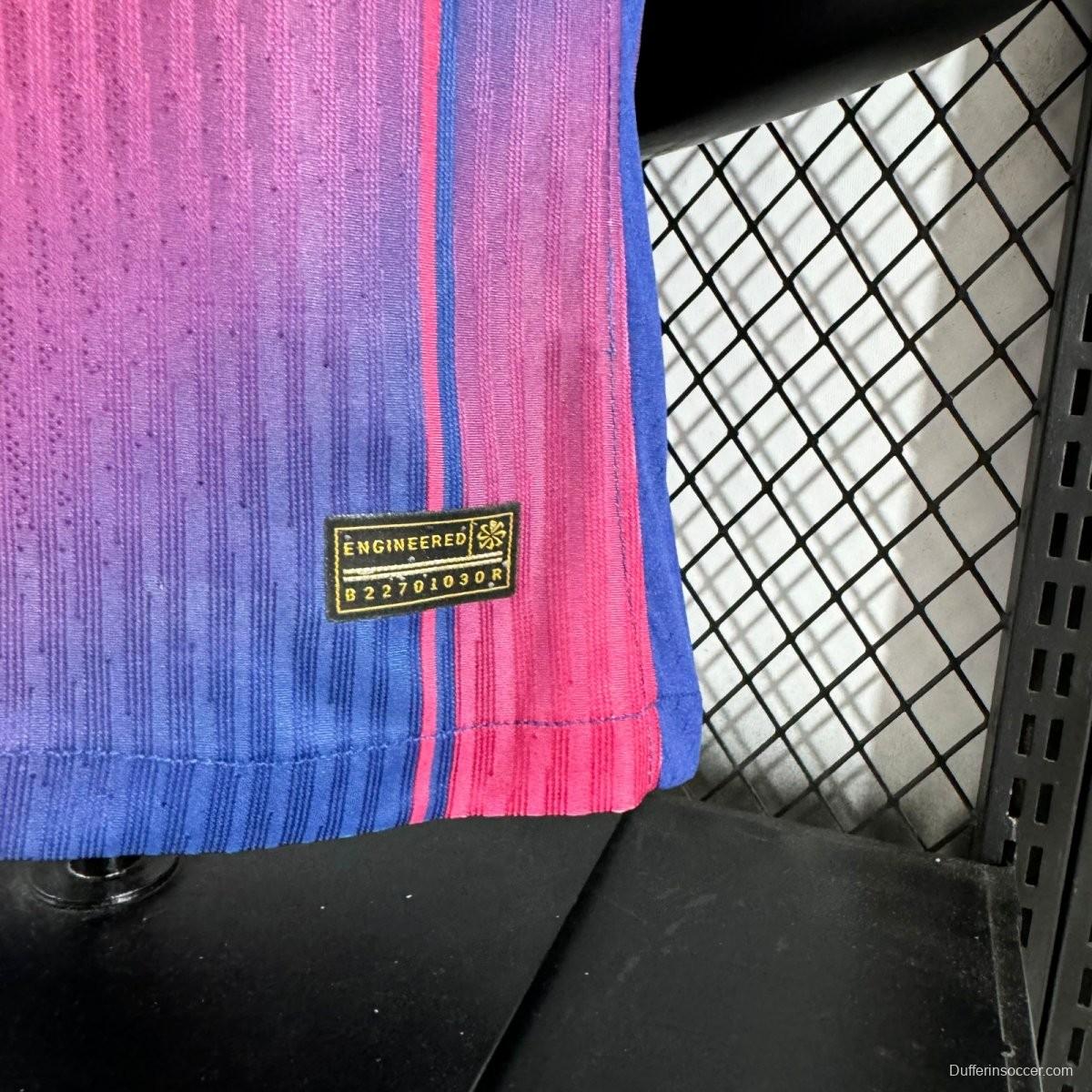 Player Version 25/26 Barcelona Travis Scott  Home Jersey