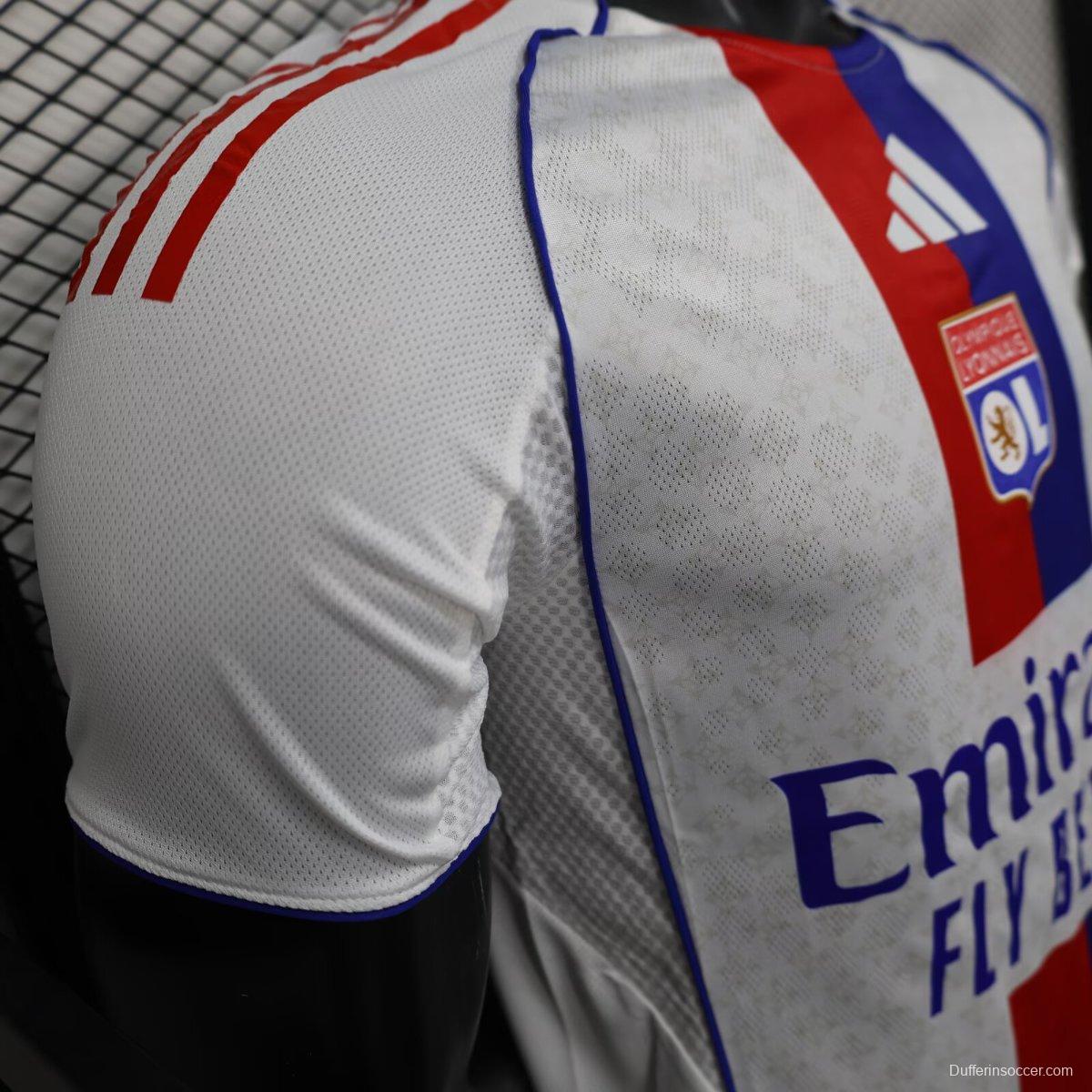 Player Version 25/26 Olympique Lyonnais Home Jersey