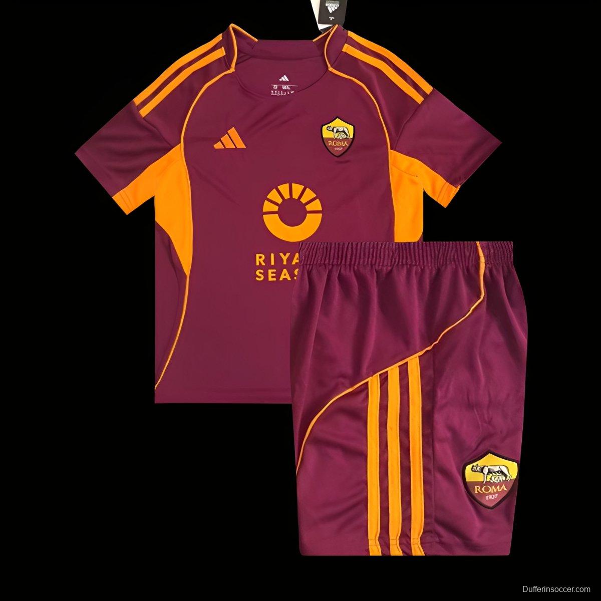 25/26 Kids Roma Home Jersey