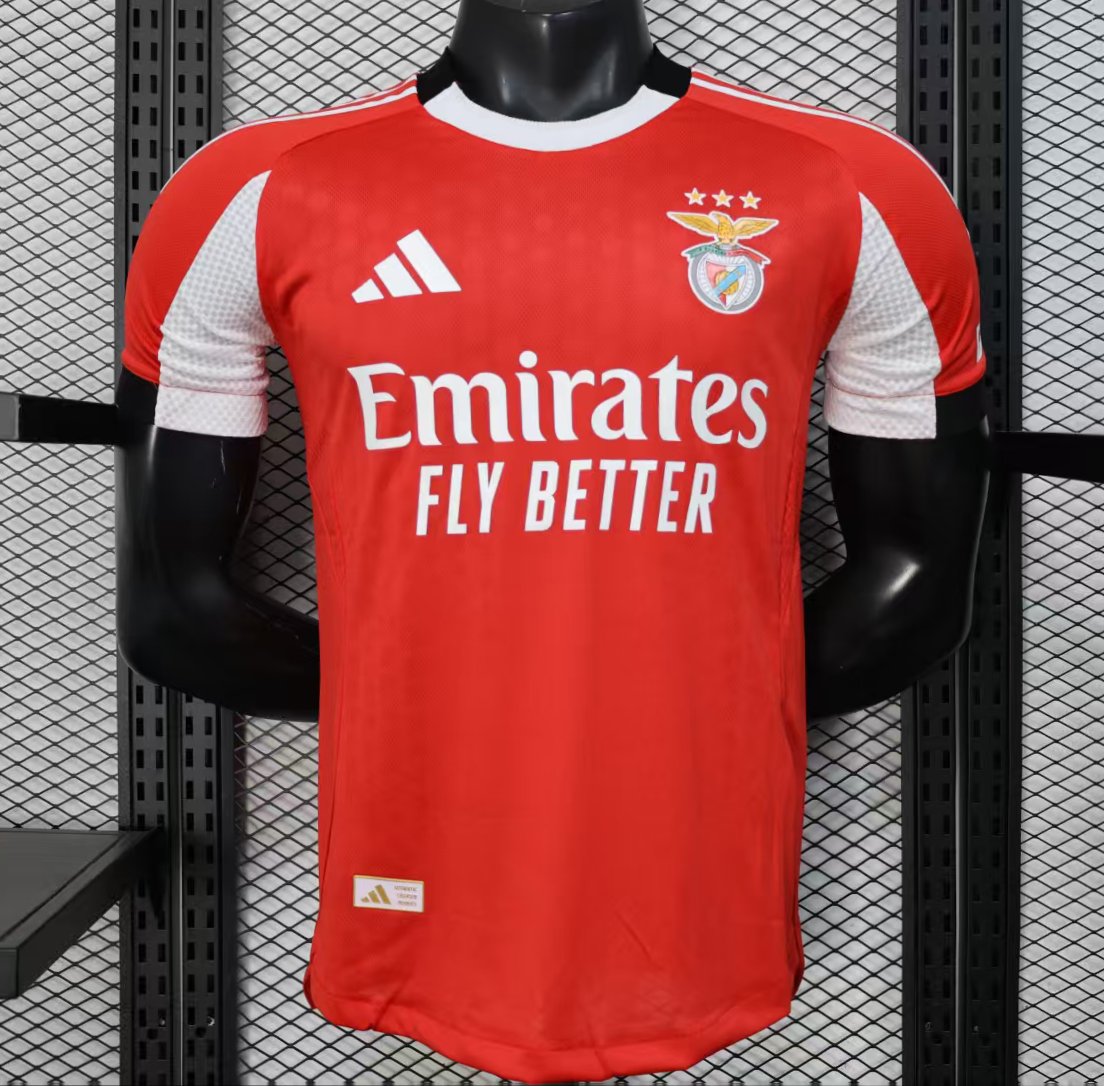 Player Version 25/26 Benfica Home Jersey
