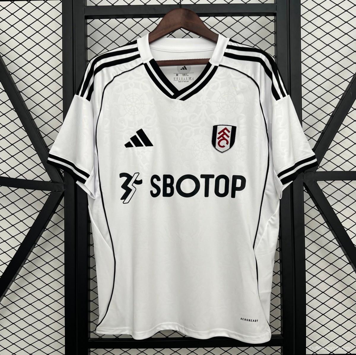 25/26 Fulham Home Jersey