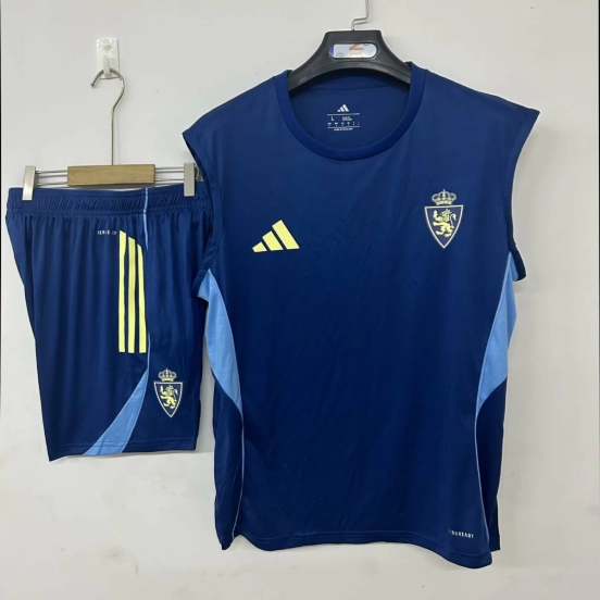 25/26 Rea Zaragoza Vest Jersey Royal Blue+Shorts