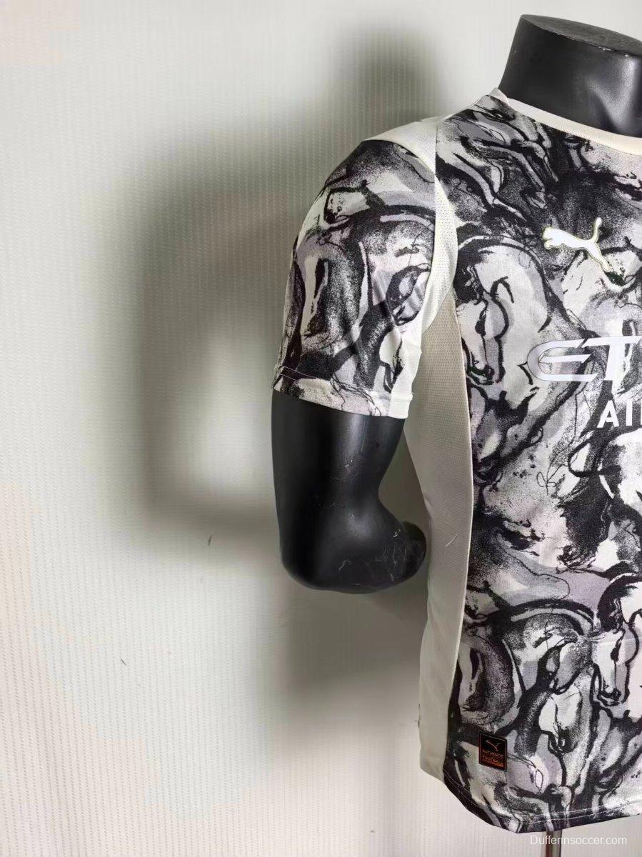 Player Version 25/26 Manchester City 2026 'Year of the Horse' Special Jersey