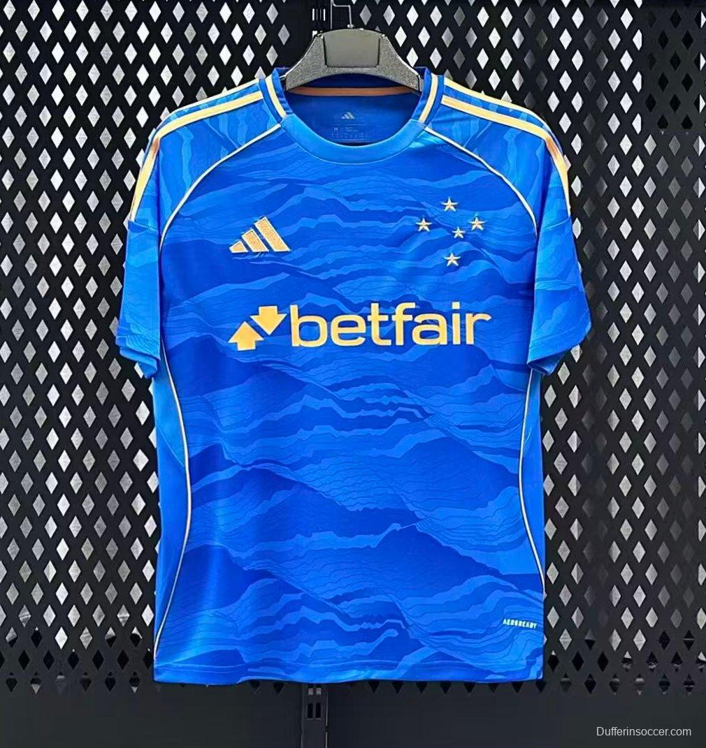 25/26 Cruzeiro Third Blue Jersey