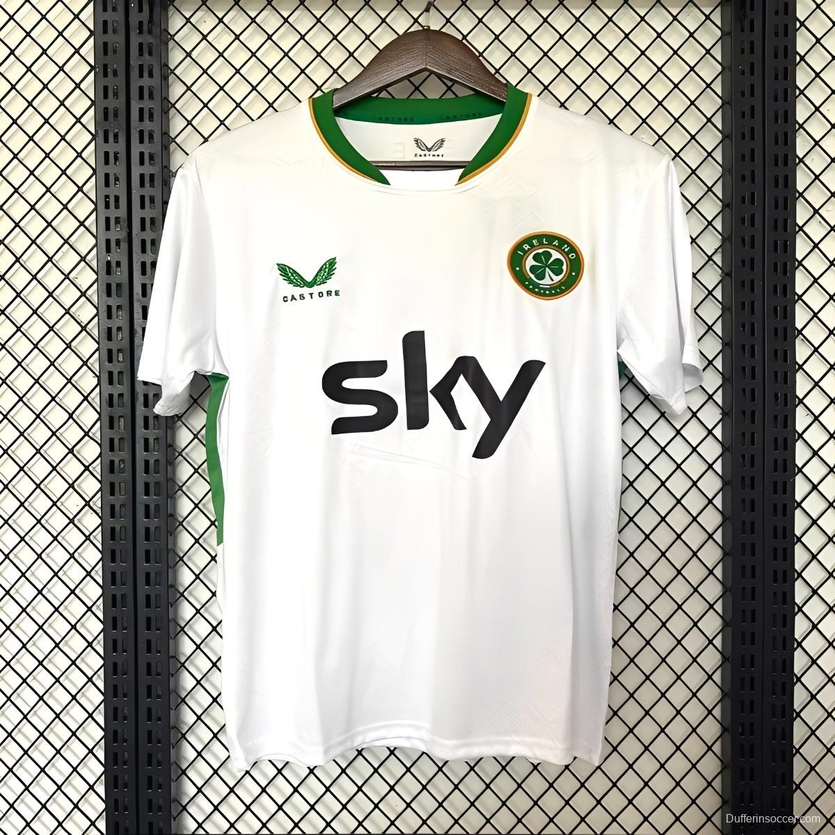 Retro 2024 Ireland Away White Jersey