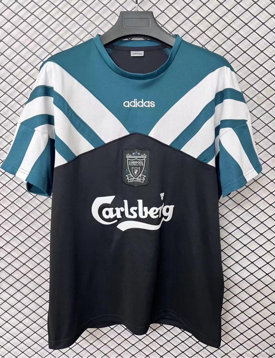 Retro 95/96 Liverpool Adidas Cotton Tee Jersey