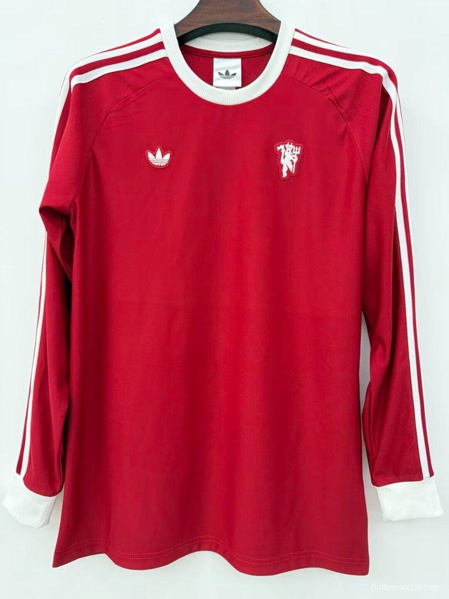 25/26 Manchester United Originals Crew Long Sleeve Sweat