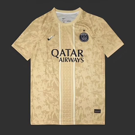 25/26 PSG Paris Saint-Germain Entrainement Beige Special Jersey