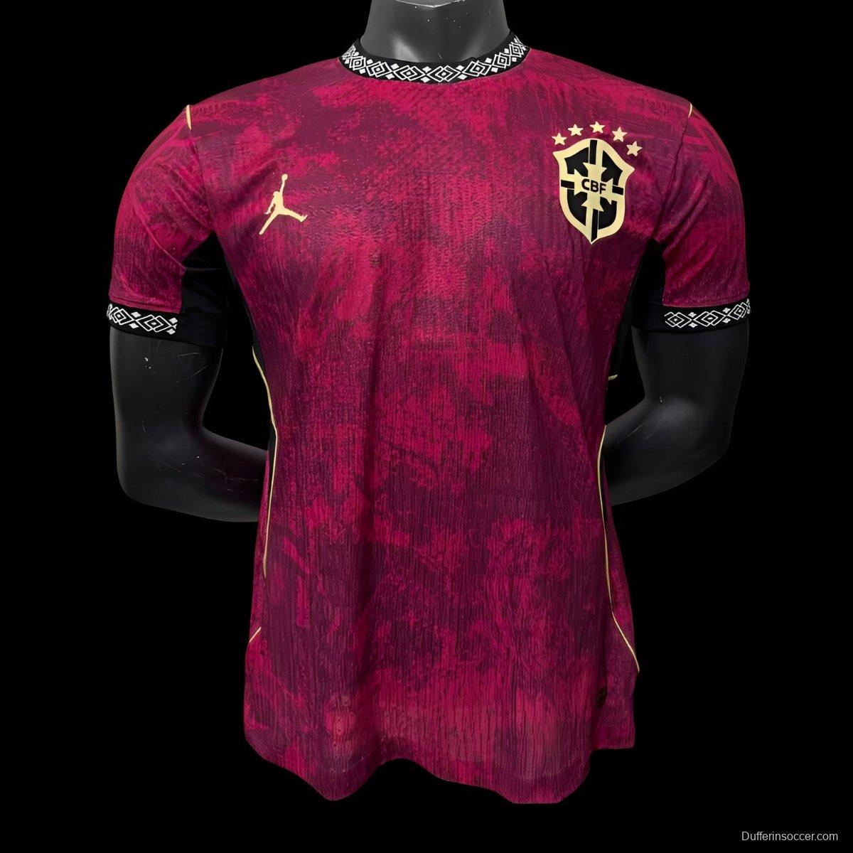 Player Version 2026 Brazil Third Wine Jersey